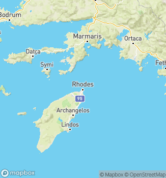 Overveje permeabilitet rulle Cykla i Grekland - Norra & centrala Rhodos